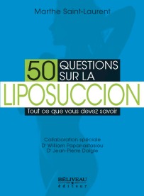50 questions sur la liposuccion ainsi que La mort à ma table sont disponibles en librairie et à partir du site de Béliveau éditeur.